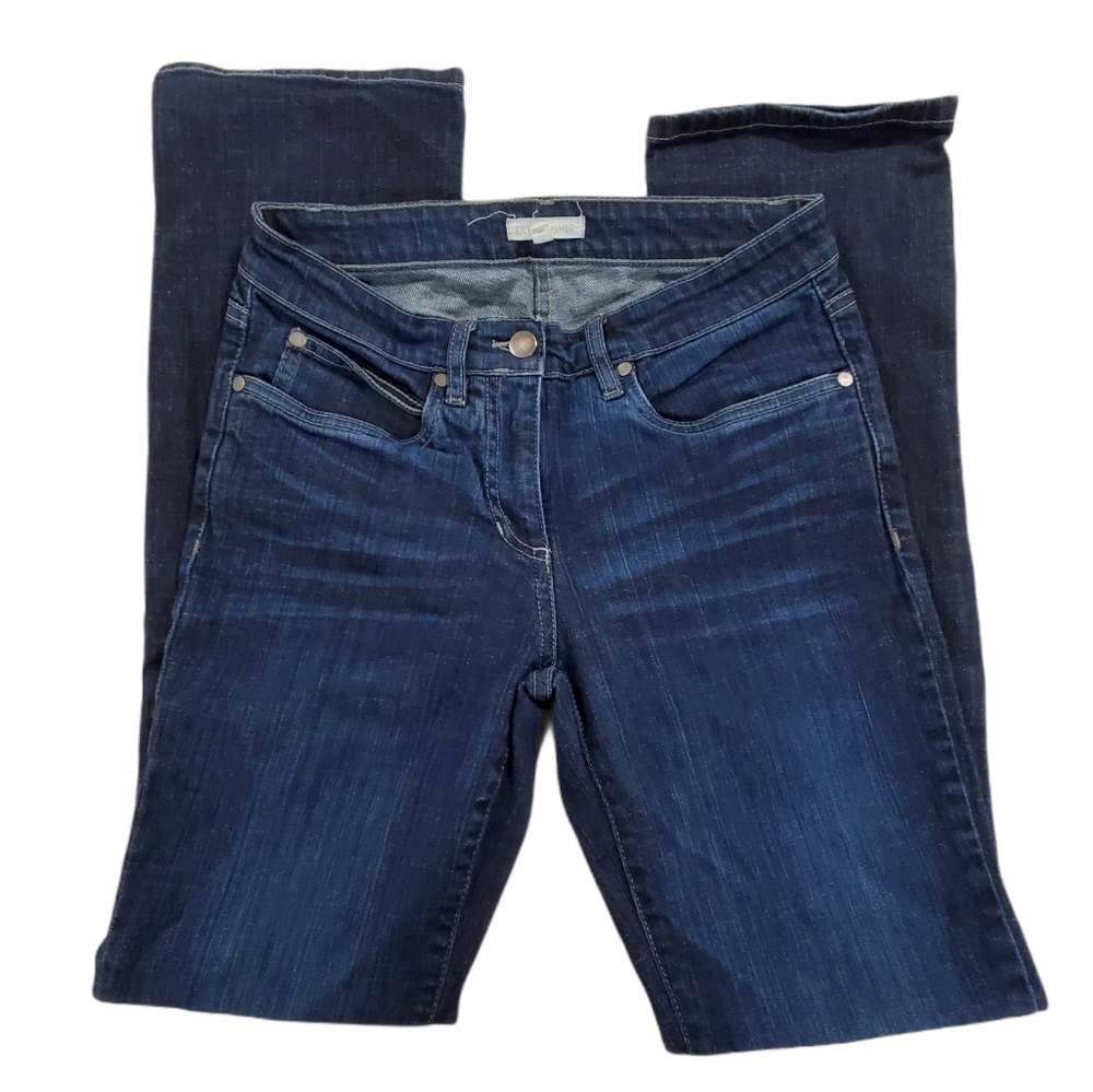 Eileen Fisher Denim Jeans Straight Leg